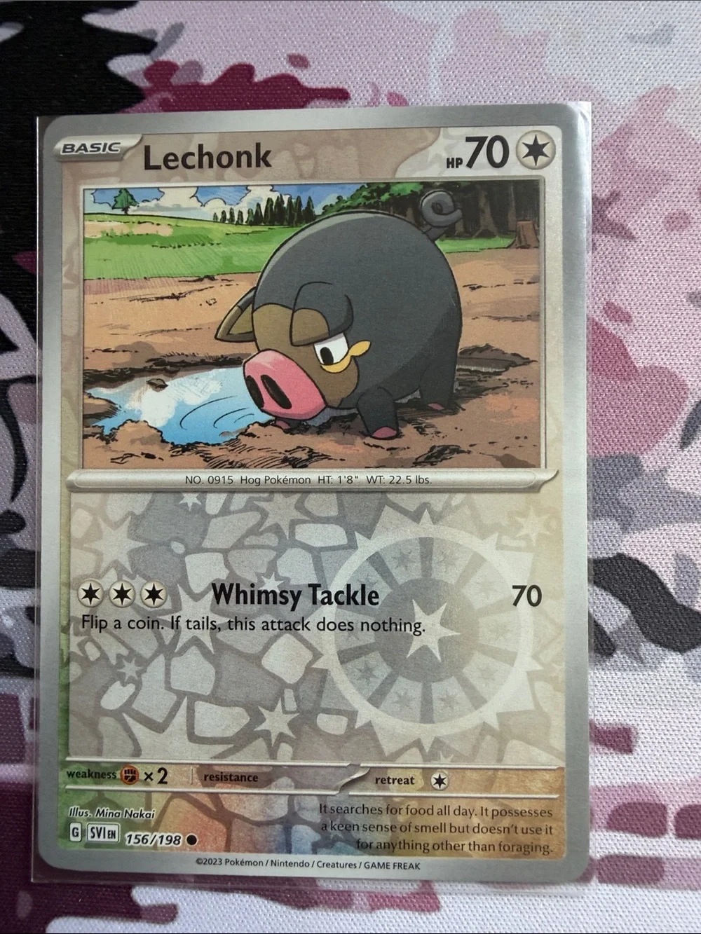 🐷 Lechonk Pokémon Reverse Holo Card Lot | 4 Cards ✨5/$25✨